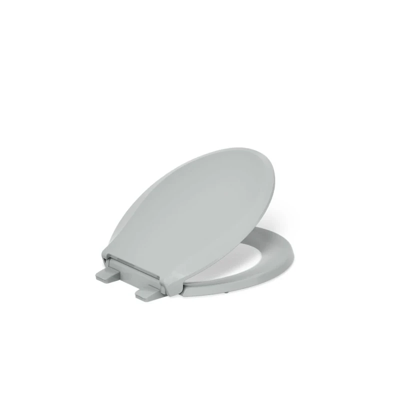 Kohler 4639-RL-95 Cachet READYLATCH Quiet Close Round Toilet SEAT, Grey, Ice Gray