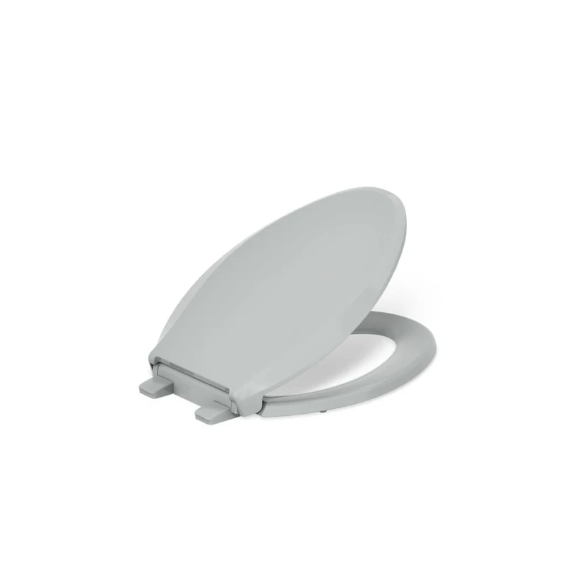 KOHLER 4636-RL-95 Cachet READYLATCH Quiet Close Elongated Toilet SEAT, Grey, Ice Gray