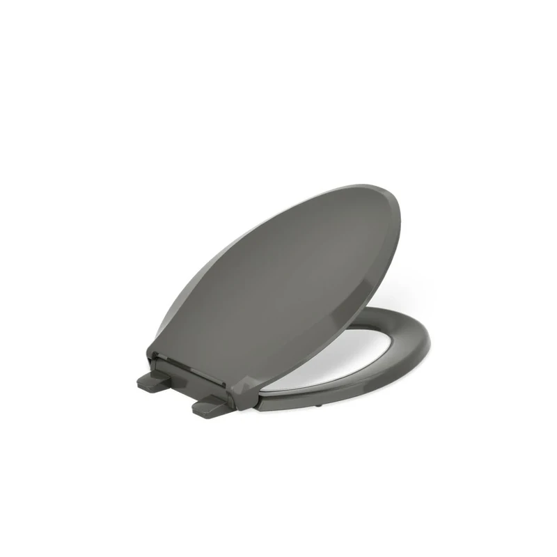 Kohler 4636-RL-58 Cachet READYLATCH Quiet Close Elongated Toilet SEAT, Grey, Thunder Gray