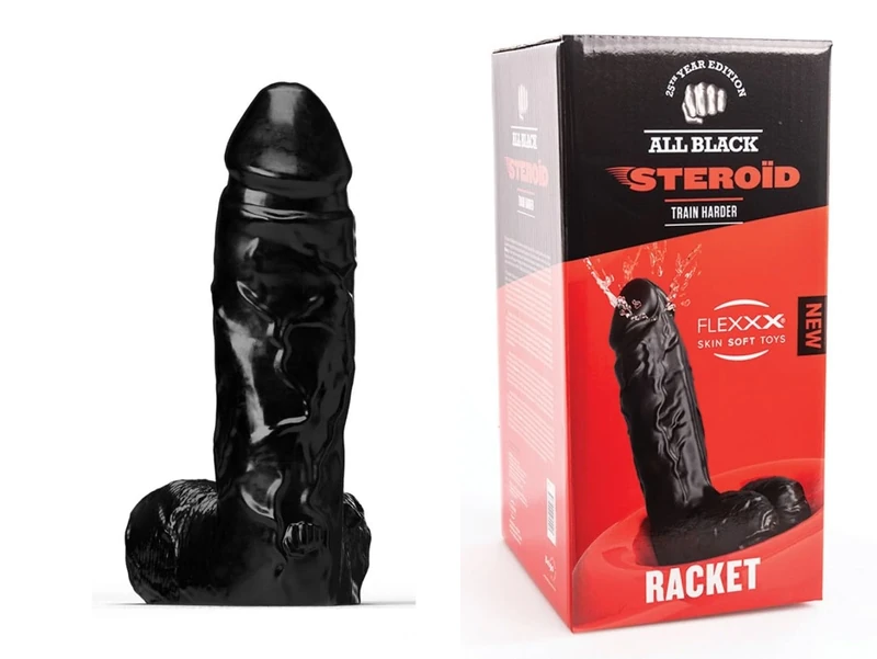 ALL BLACK STEROID Dildo-600000009637 Dildo Black One Size