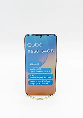 Qubo P668 4GB RAM, 64GB ROM, Blue, Dual SIM