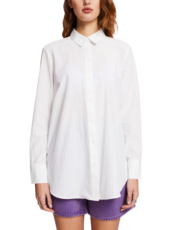ESPRIT Women's 033EE1F329 Blouse, 102/WHITE 3, M - Image 1