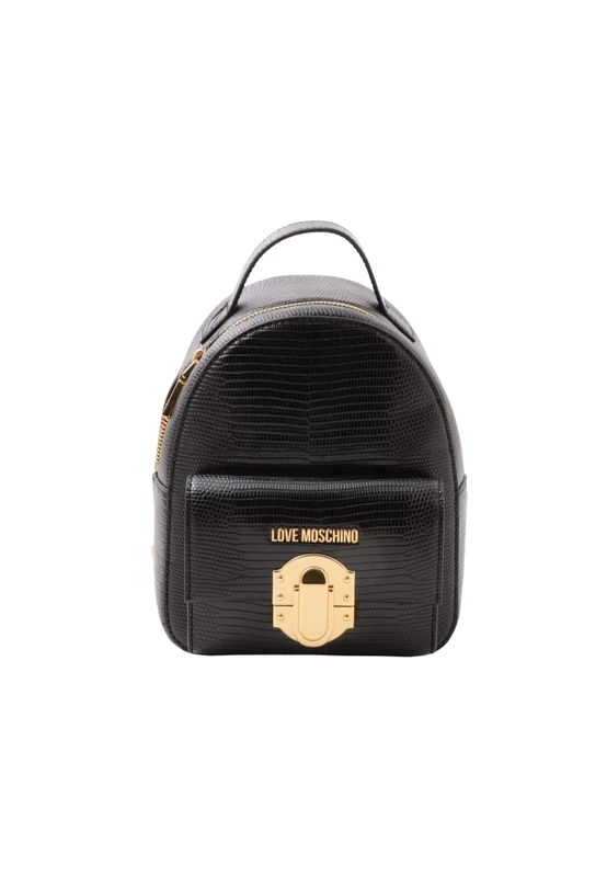 Love Moschino Women's JC4299PP0GKU0 Backpack, Black, 21X17X10