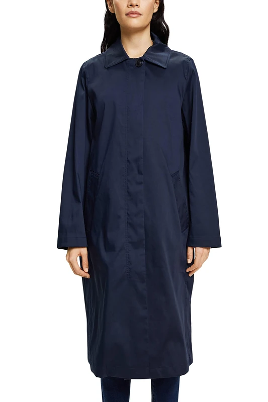 ESPRIT Women's 013ee1g362 Jacket, navy, L