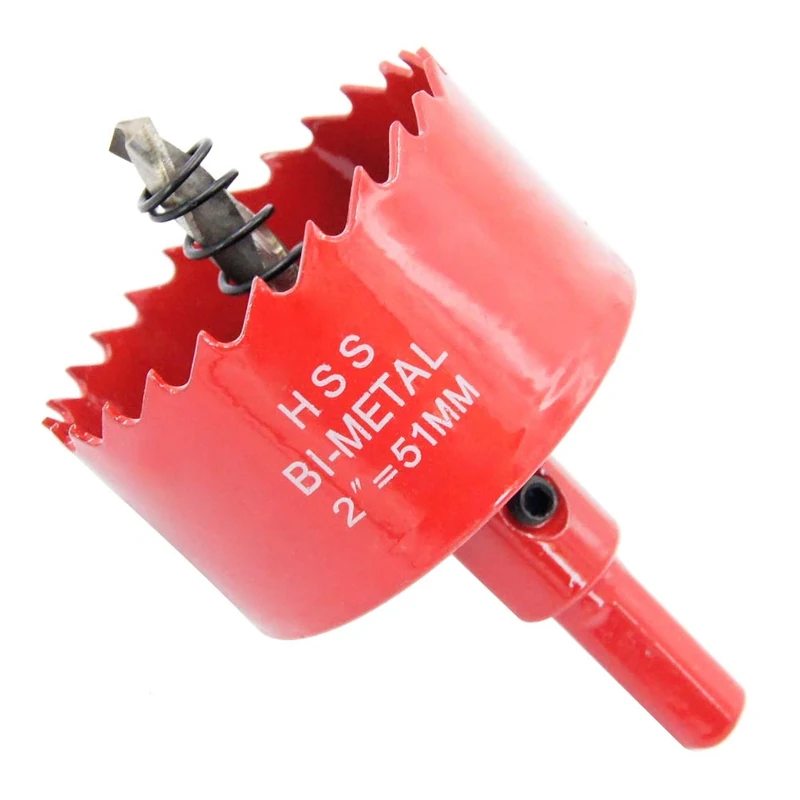 Hole Saw 51mm LAIWEI Hole Cutter,For Drilling Wood, Aluminum Profiles,PVC and Other Materials(2 inch)