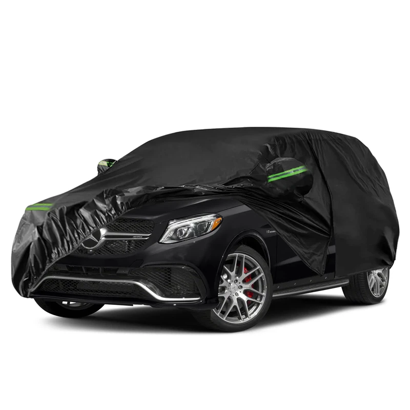 Waterproof Car Covers Replace for 2006-2024 Mercedes Benz ML/GLE Class 230 250 280 300 320 350, 6 Layers All Weather Car Cover with Zipper Door for Snow Rain Dust Hail Protection (GLE)