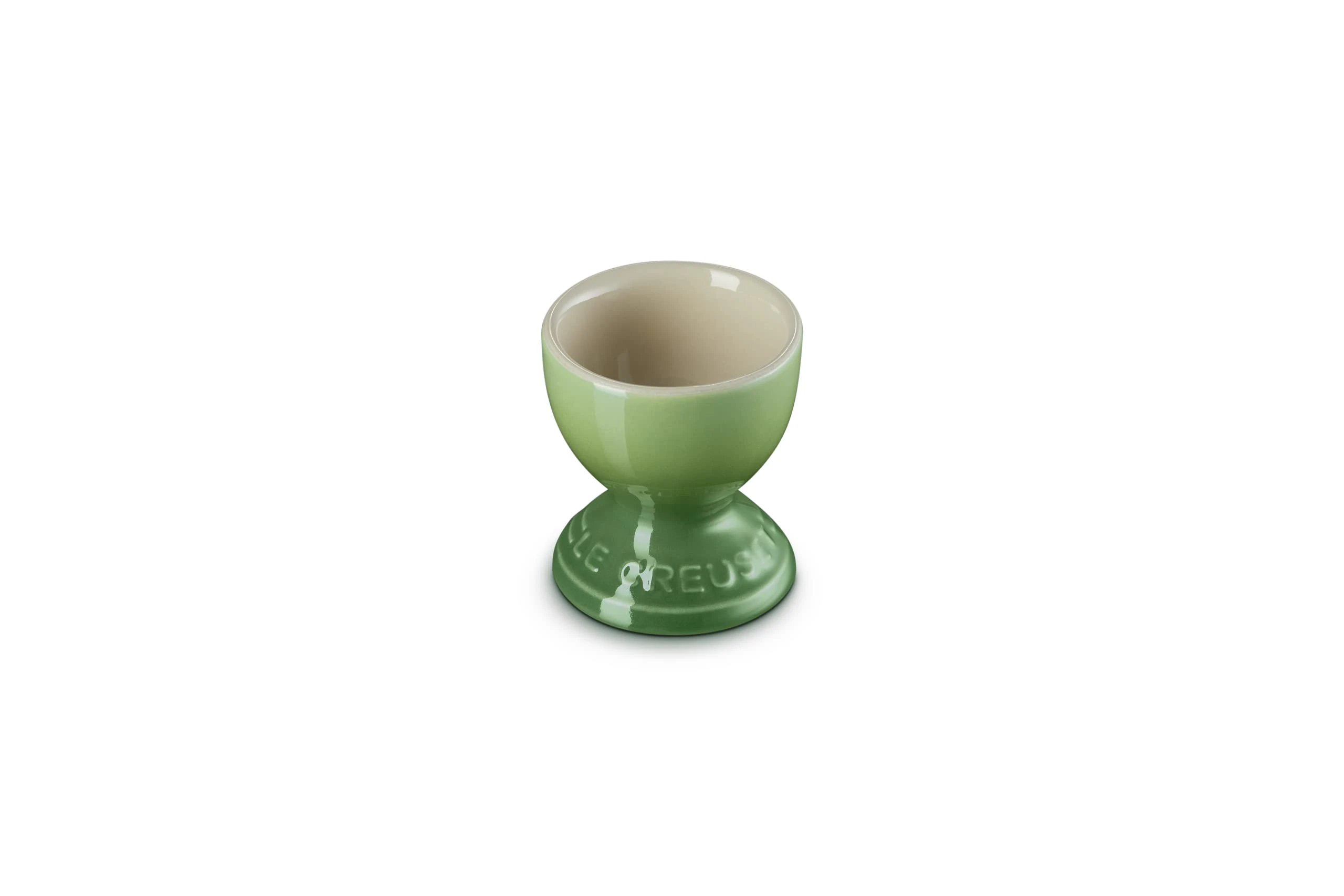 Le Creuset Stoneware Footed Egg Cup, 9 g, 5.3 x 5.3 x 5.9 cm, Bamboo, 71702004080099