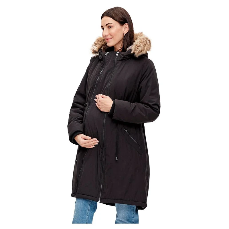 MAMALICIOUS Women's Mlamy 3-in-1 Padded Jacket A. Noos Winter, Black, XS