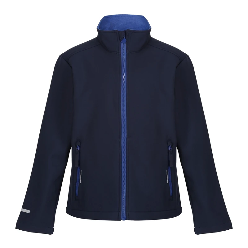 Regatta Professional Boys Kids' Ablaze 2-layer Softshell Jacket, Navy New Royal, 34 EU