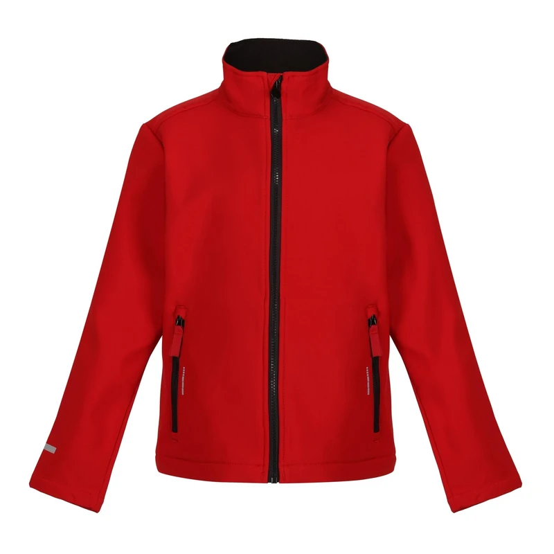 Regatta Professional Boys Kids' Ablaze 2-layer Softshell Jacket, Classic Red Black, 34 EU