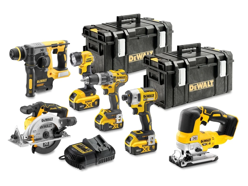 DEWALT 18V BRUSHLESS 6 Piece KIT