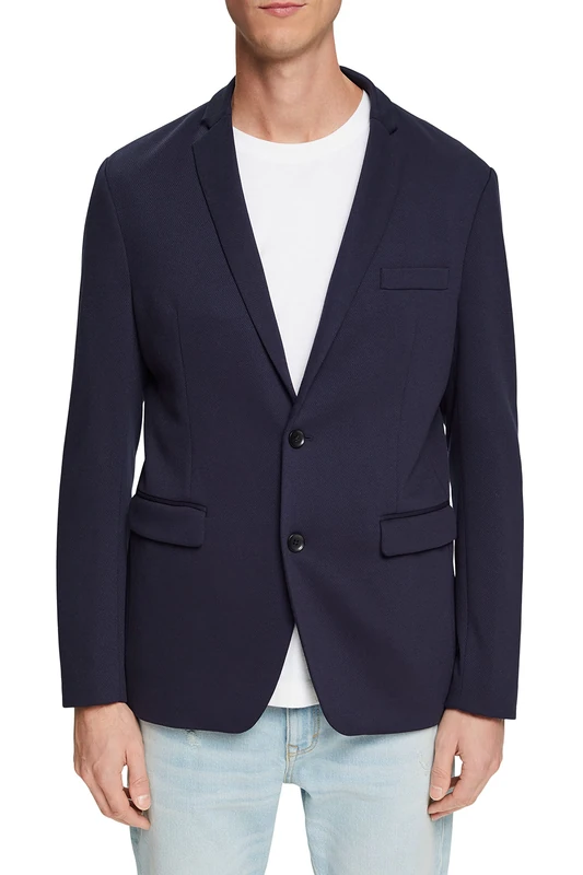 ESPRIT Men's 013ee2g310 Blazer, 400/Navy, S