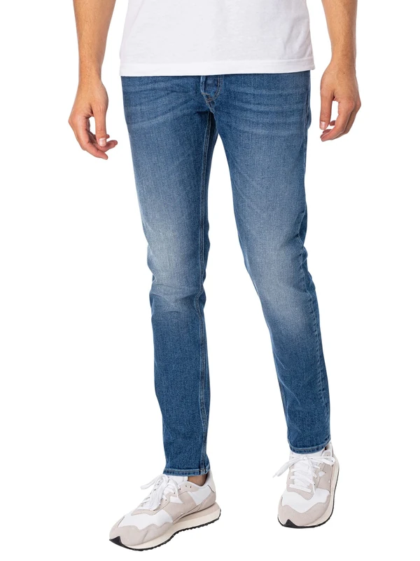 REPLAY Adult M1008 Willbi Jeans, Medium Blue 009-1, 38W / 34L