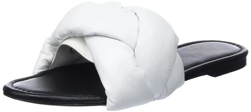 Love Moschino Women's JA28421G0GIE0 Mule, White, 6 UK