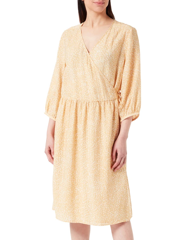 Noa Noa Women's Camillenn Dress, Print Yellow/White, 10