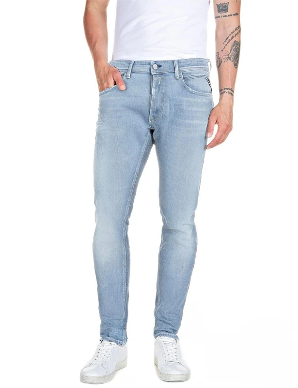 REPLAY Adult M1008 Willbi Jeans, Light Blue 010-1, 29W / 30L