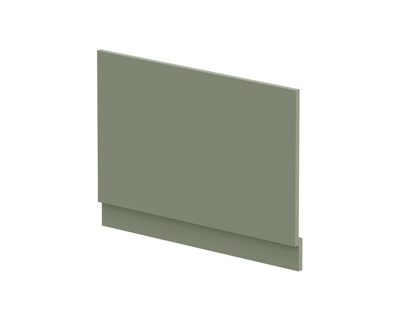 nuie BPR813 Modern Bathroom Straight Bath End Panel and Plinth, 560 x 780 x 36mm, Satin Green