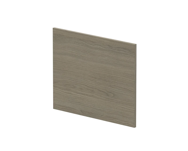 nuie MPD2531 Modern Bathroom Square Shower Bath End Panel, 520 x 680 x 18mm, Solace Oak Woodgrain
