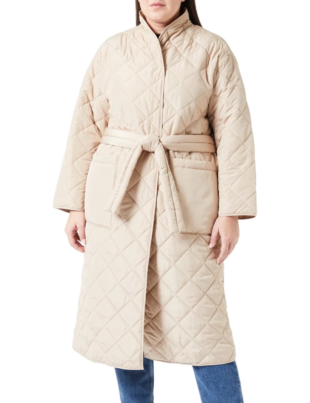 Noa Noa Women's CaisaNN Coat, Irish Cream, 42, Irish cream.