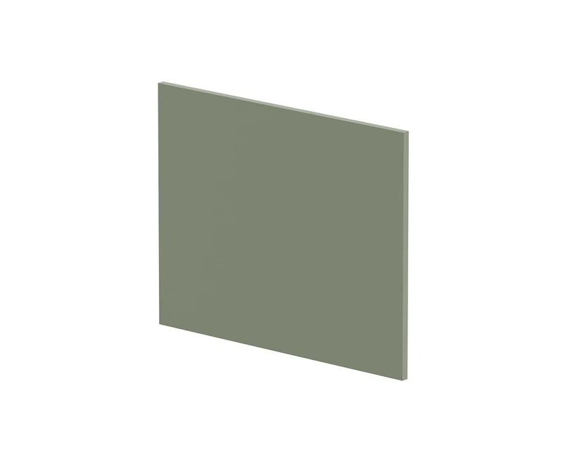 nuie NMP831 Modern Bathroom Square Shower Bath End Panel, 540 x 680 x 18mm, Satin Green