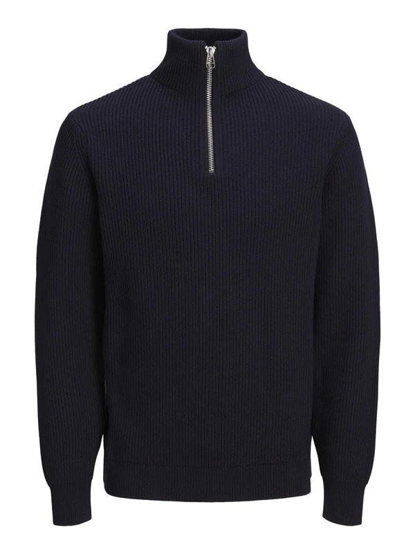 JACK & JONES Male RDD Walt Knitted Jumper, Blazer Navy, M