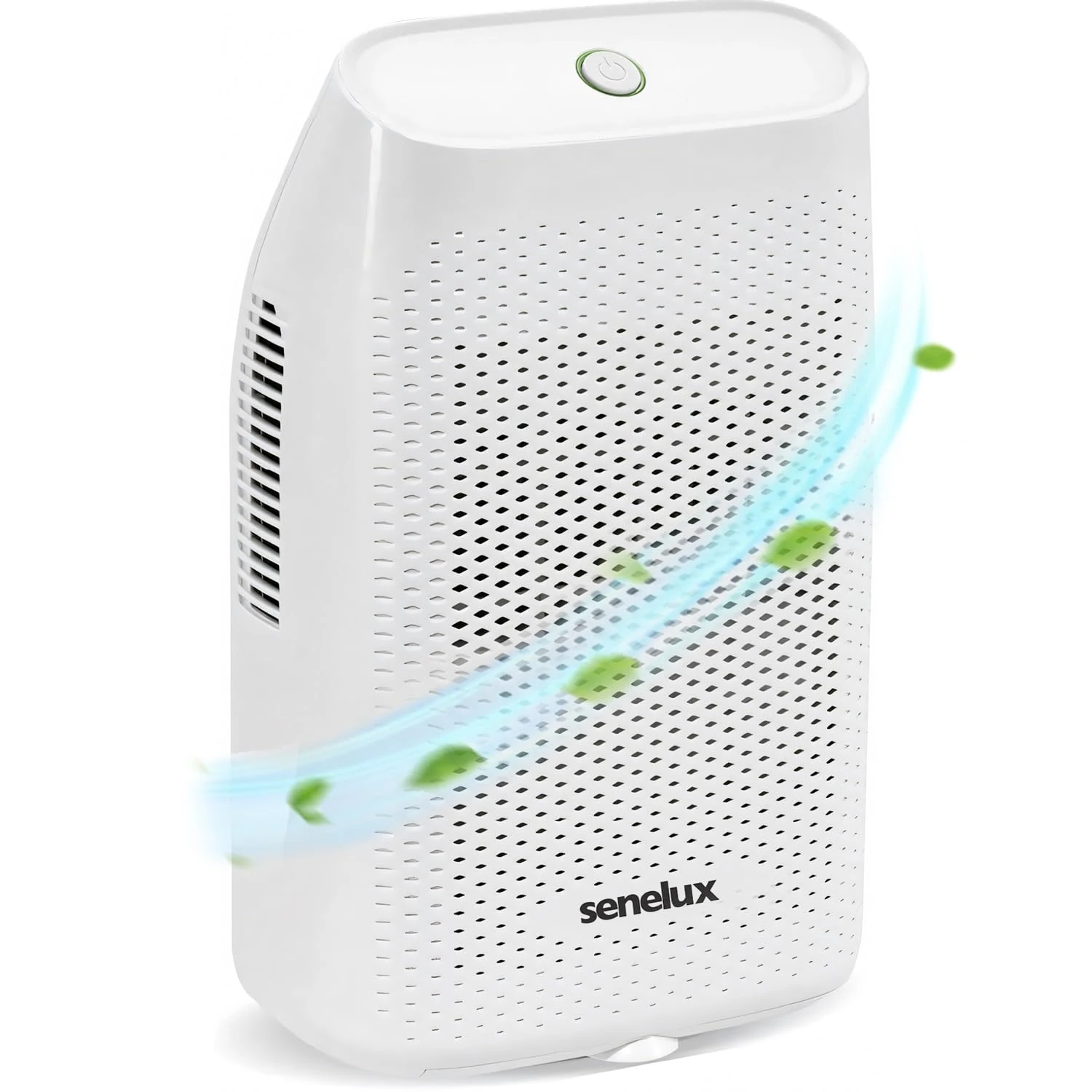 Senelux Dehumidifier 2000ml, Electric, Ultra Quiet, Auto-off, White, Comfort Mode, Ideal for Home, Bedroom, Closet