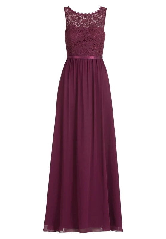 Vera Mont Women's Long Sleeveless Dress, red, 16 - Image 1