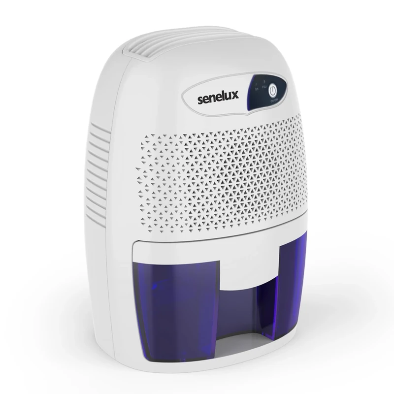 Senelux Powerful 500ML Mini Portable Best Quiet Air Dehumidifier Small Dehumidifier Efficient and Stable, Home Damp, Portable Moisture Absorber for Small Rooms,Bathroom,Basement,Home,Bedroom