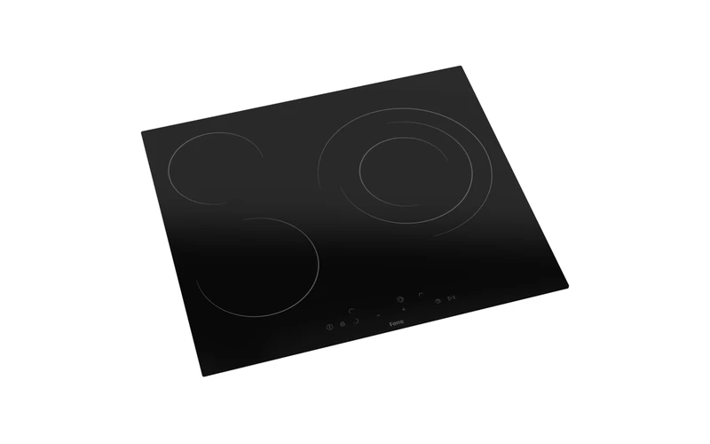 MS165-60cm Built-in Ceramic Hob, Black, 3 Cooking Zones, Built-in with Easy Touch Control, 9 Power levels, Electric Hobs, Ceramic Hob