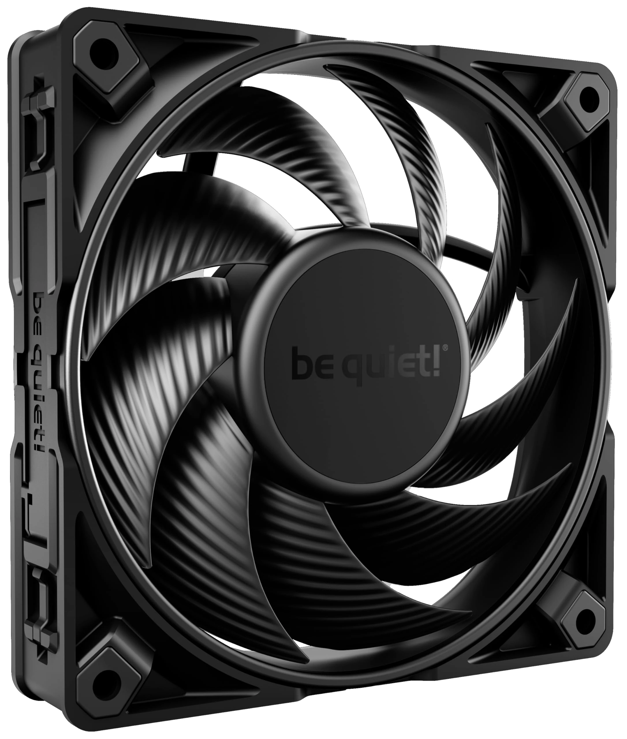 be quiet! Silent Wings Pro 4 120mm PWM fan, optimized fan blades, extraordinary high performance, Speed Switch for changing maximum PWM speed, 6-pole fan motor, fluid-dynamic bearing