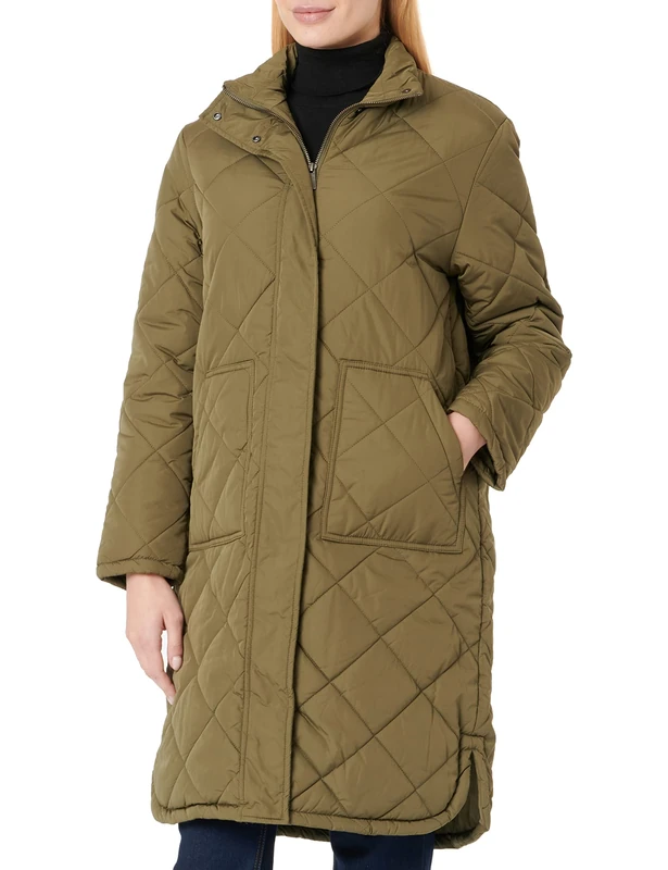 SELECTED FEMME Women's SLFNADINA Coat B NOOS Coat, Ivy Green, 36, Green (ivy green)