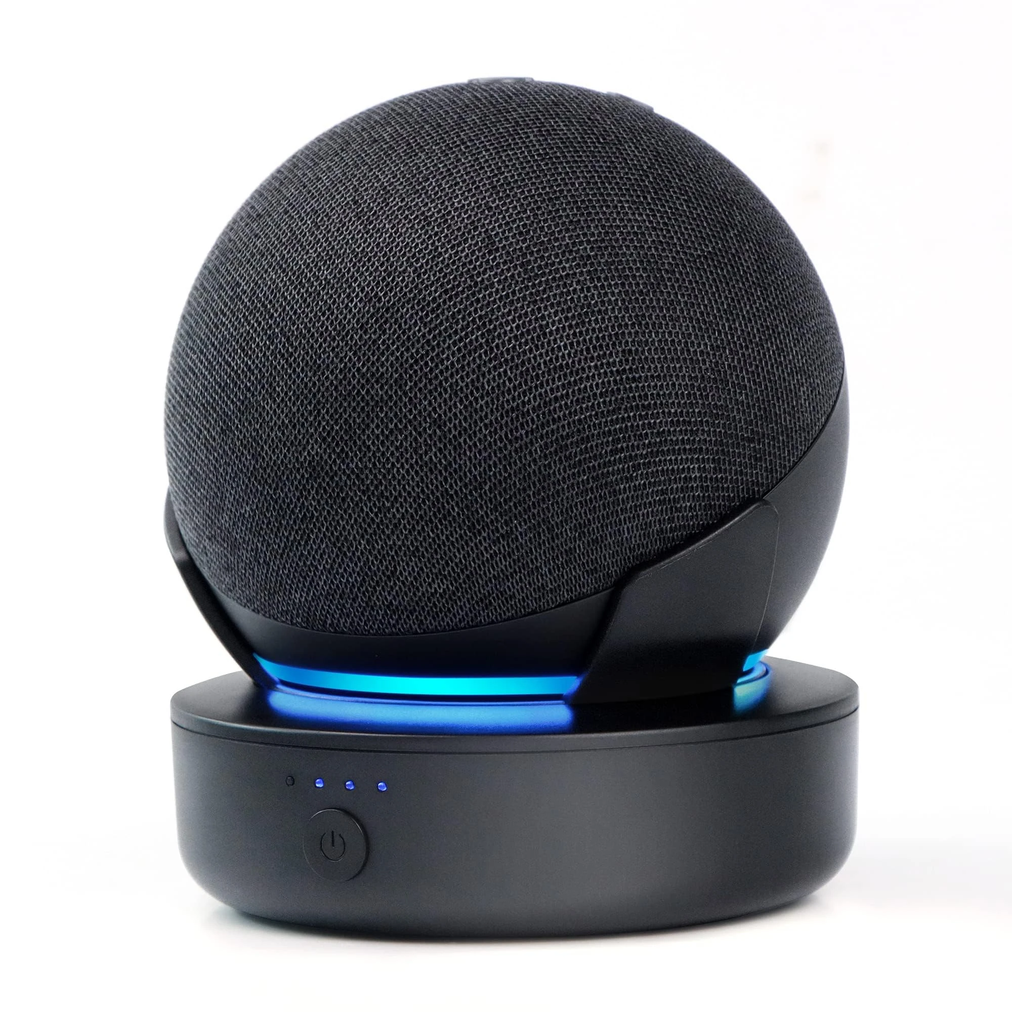 PlusAcc Battery for Dot 4th/5th Generation & Cellphone - 5000 mAh Portable Charging Wireless Station Accessories Without Dot Devices (Black)