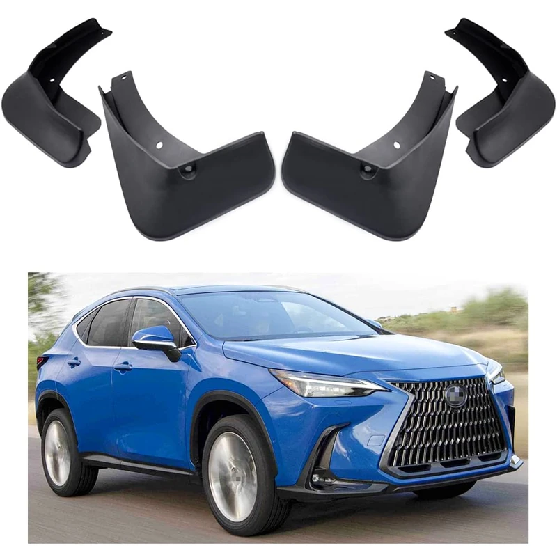 MOERTIFEI Car Mudguard Mud Flaps Splash Guard Fender Compatible with 2022 2023 Lexus NX 250, NX 350, NX 350h, NX 450h+