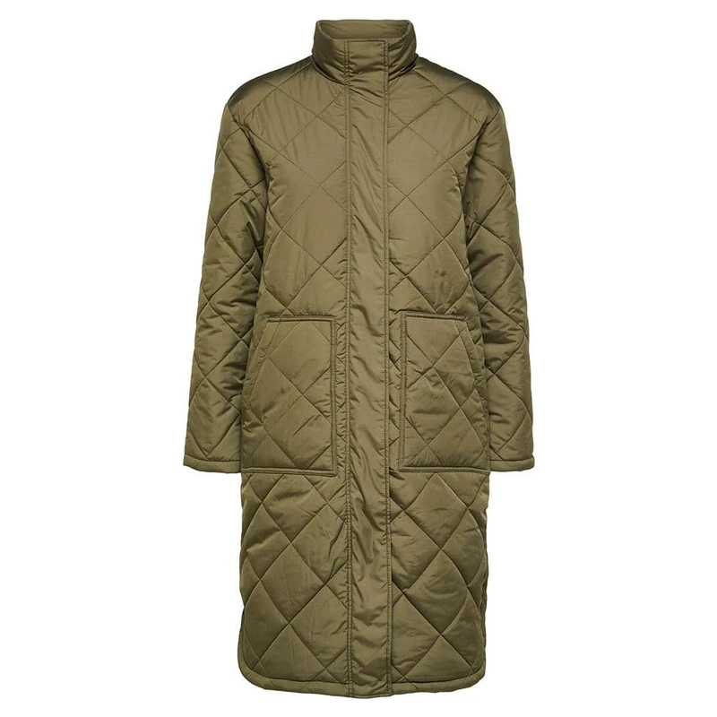 SELECTED FEMME Women's SLFNADINA Coat B NOOS Coat, Ivy Green, 40, Green (ivy green) - Image 1