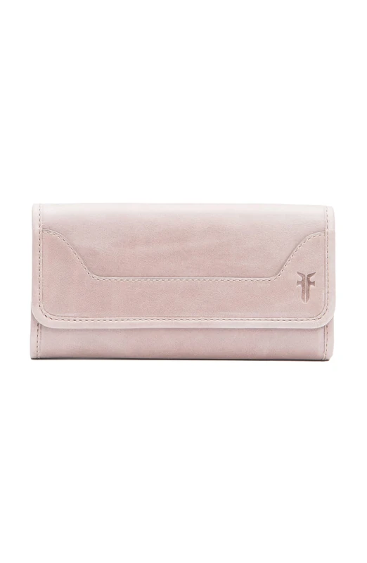 FRYE Melissa Continental Snap Leather Wallet, Women's Coin, Cognac, None None US Women, Mushroom Design, One Size, Melissa Wallet