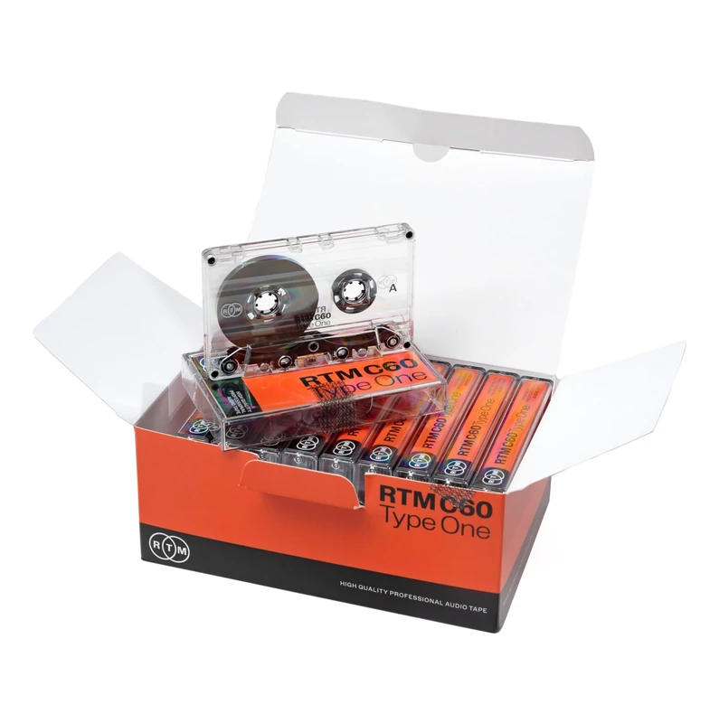 RTM C60 | Type One 60 Minute Blank Music Cassettes | Ideal for Audio Recording | Studio Quality | Pack of 10 Cassettes