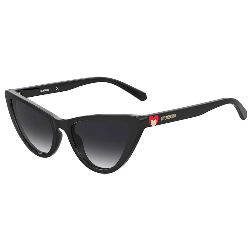 Moschino Love Mol049/s 807/9O BLACK Sunglasses Women's Acetate, Standard, 54