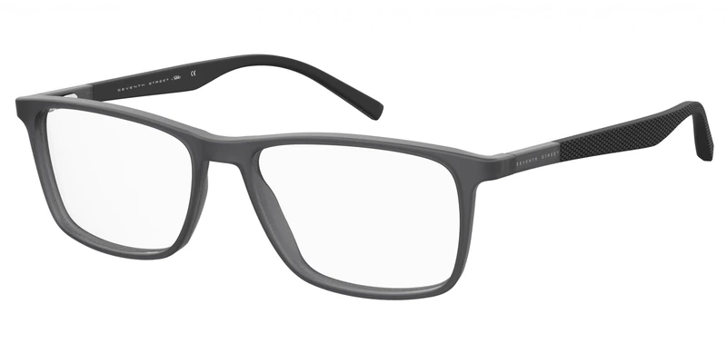 Seventh Street 7A 092 Rectangular Eyeglasses for Men, 55 mm Size, Matte Grey