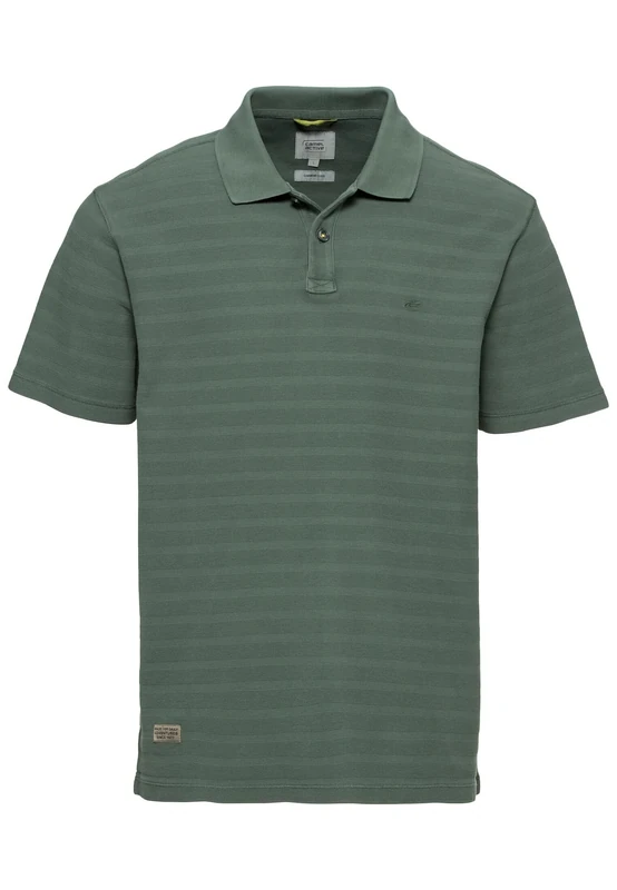 camel active Men's 409965/1P21 T-Shirt, Bottle Green, S, Bottle Green, S