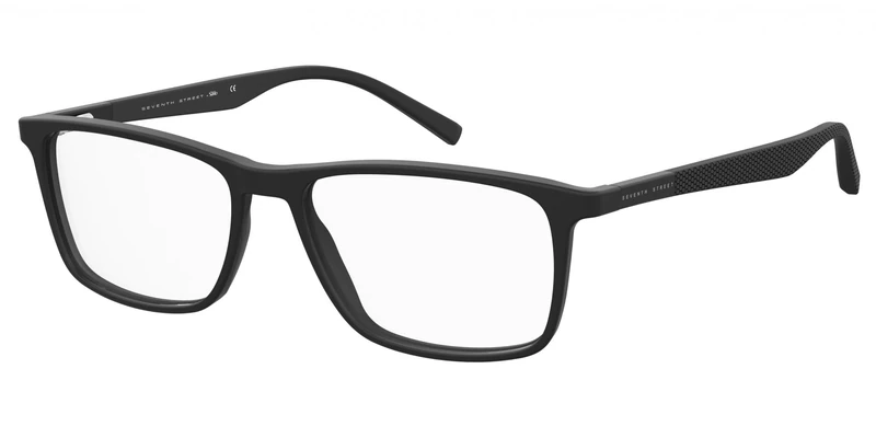 Seventh Street 7A 092 Rectangular Eyeglasses For Men, 55 mm Size, Matte Black