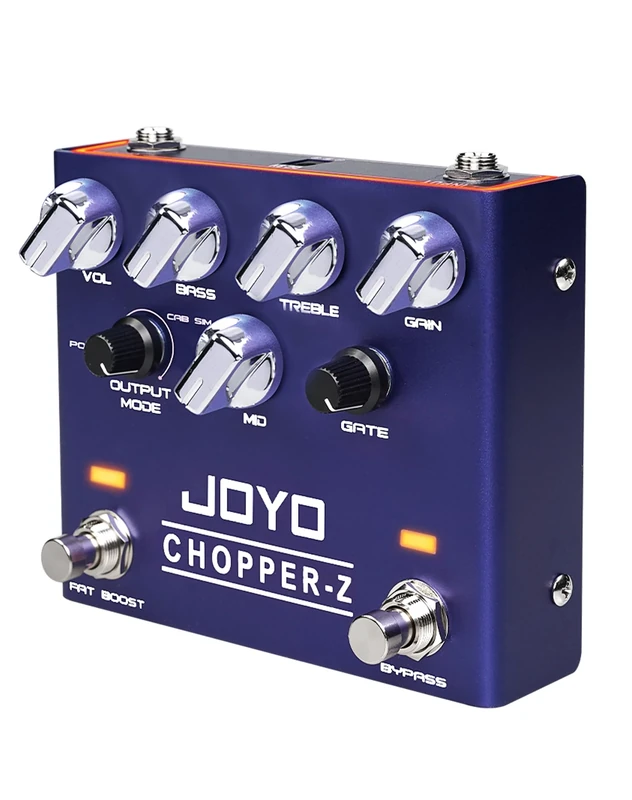 JOYO Distortion Effect Pedal Modern Metal Tone High Gain Amp Simulator All-in-one Pedal with 3 Band EQ for Electric Guitar (CHOPPER-Z R-18)