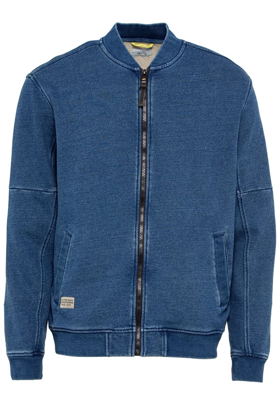 camel active Men's Cardigan, Blue, XXXXXXL