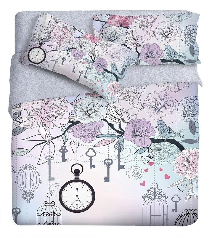 Photo Duvet Cover Set Piazzato Fine Art 1 and a half square Secret - Image 1