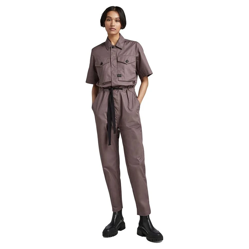 G-Star Women's Army Jumpsuit , Purple (dk taupe fungi D22536-D194-4751), L