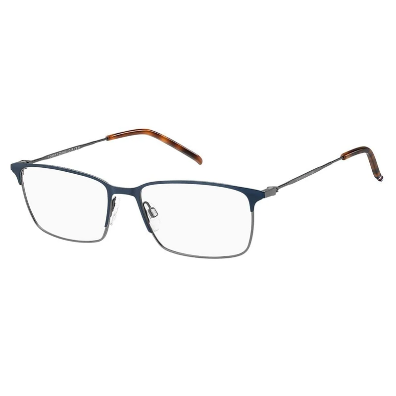 TOMMY HILFIGER TH 1895 H2T MATTE BLUE DARK RUTHENIUM 57/17/145 MAN Eyewear Frame