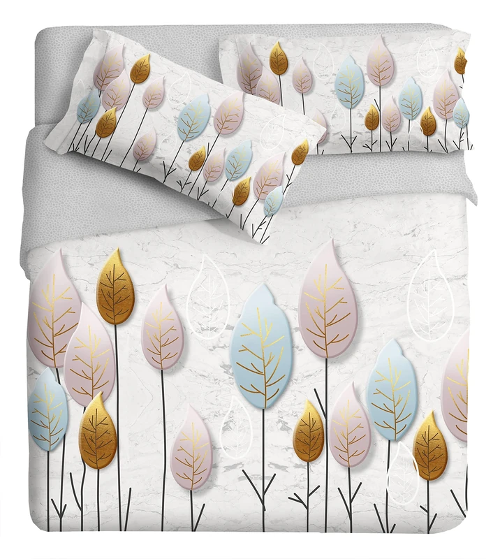 Element Piazzato Fine Art 2 Squares Duvet Cover Set