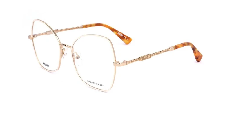 Moschino Women's sunglasses, ivory gold, 66