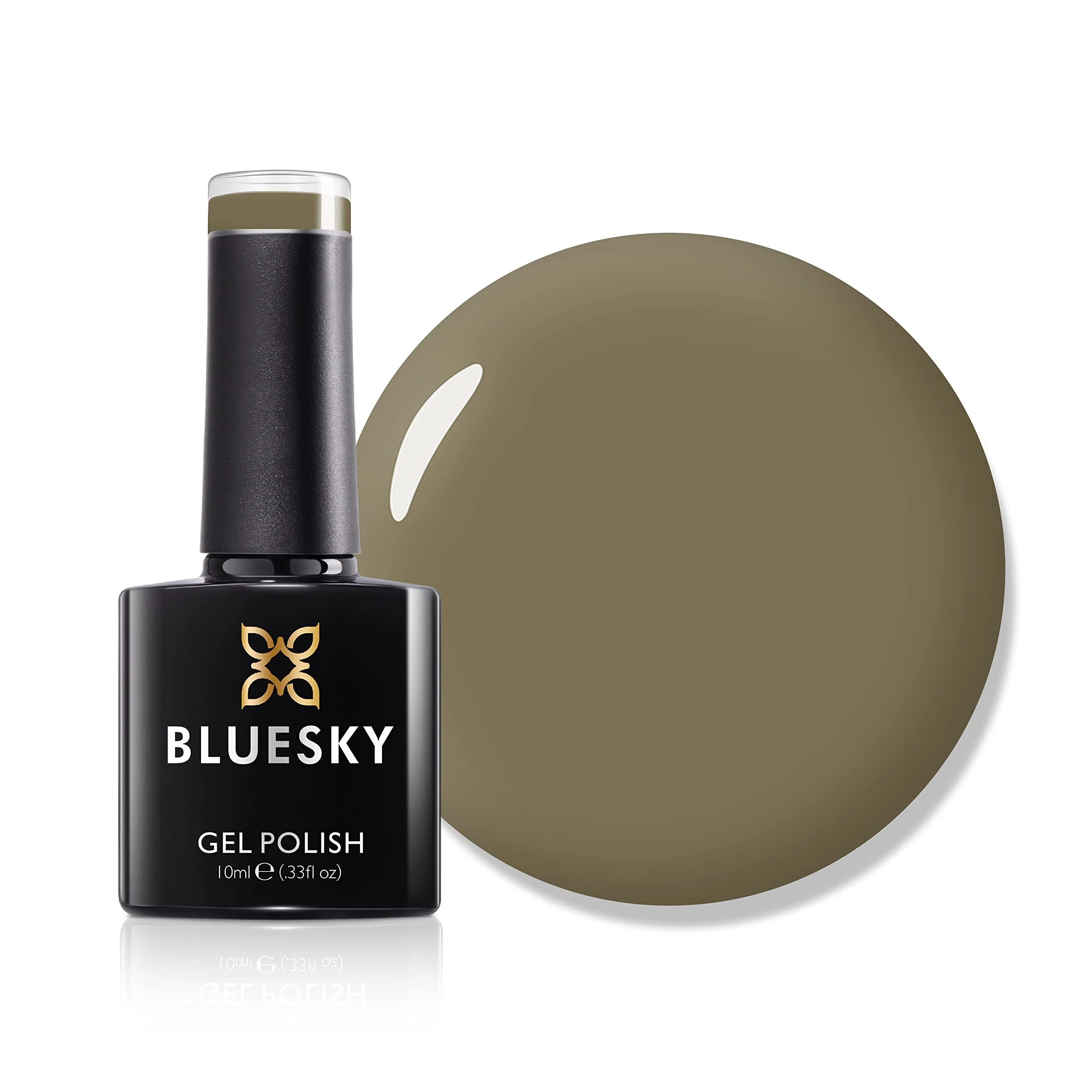 Bluesky Gel Nail Polish, AW22, Autumn 2022, Cinematic - AW2207, Brown, Beige, Long Lasting, Chip Resistant, 10ml (Requires Drying Under UV or LED Lamp)