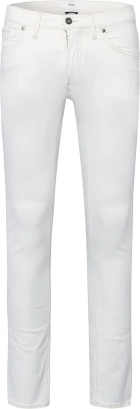 BRAX Men's Style Chuck Hi-Flex Light Colour Jeans, Bone, 33 W/32 L