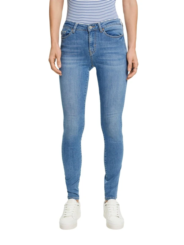 ESPRIT Women's 993ee1b301 Jeans, 903/Blue Light Wash, 24 W/30 L - Image 1